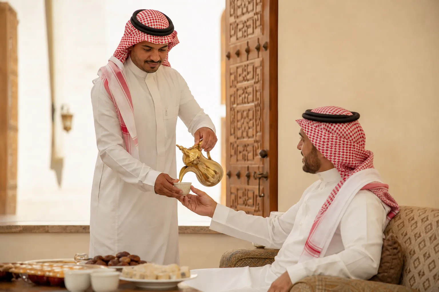 قهوجي في الرياض: ضيافة مرتبة تبدأ باختيار الشخص المناسب